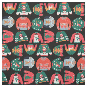 Winter clothing pattern red and green traditional  fabric