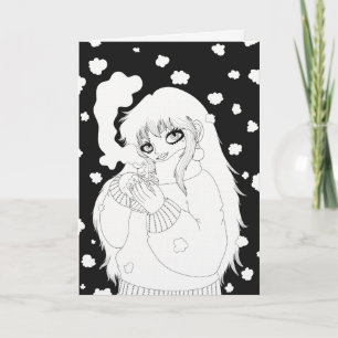 Winter Coffee Card