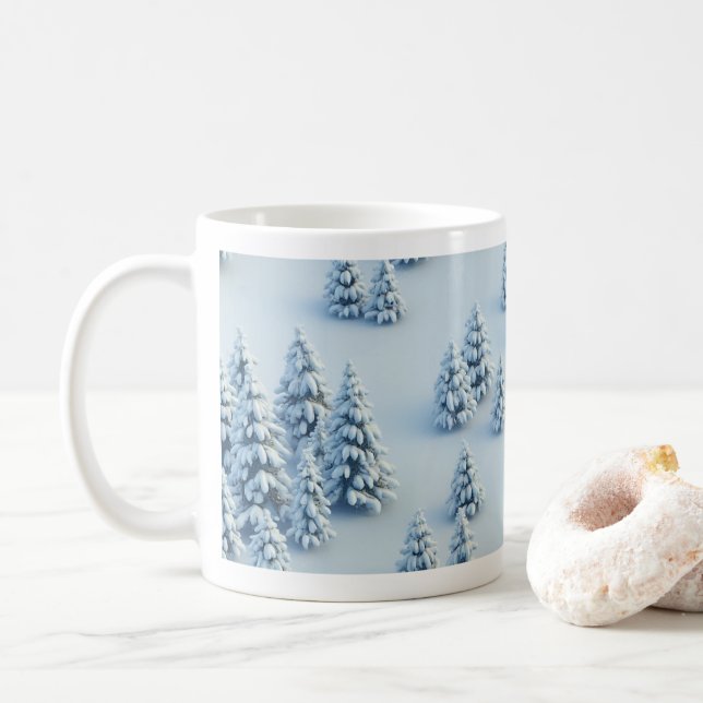 winter  coffee mug (With Donut)