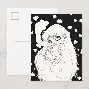 Winter Coffee Postcard