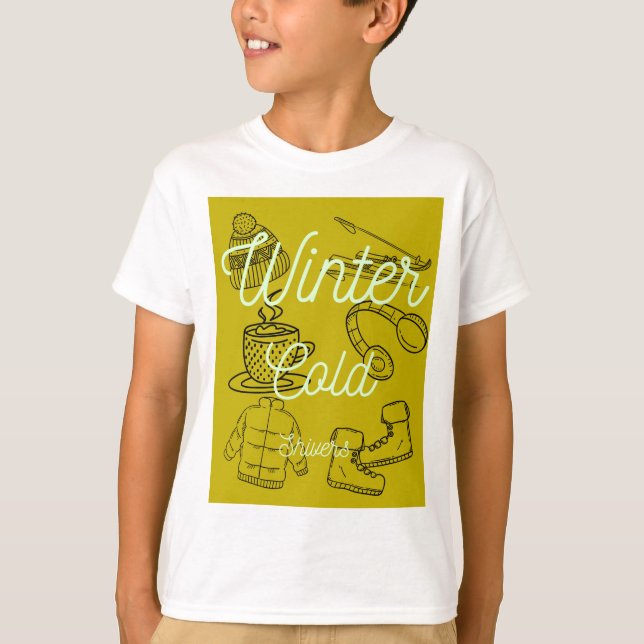 Winter cold shivers  T-Shirt (Front)