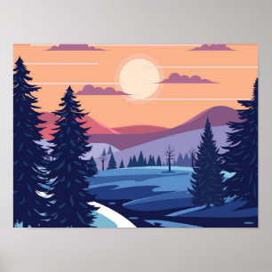 Winter Collection background Poster