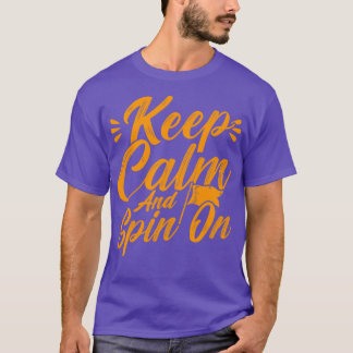 Winter Colour Guard Keep Calm And Spin On1 T-Shirt
