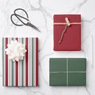 Winter Colours Wrapping Paper Flat Sheet Set 11