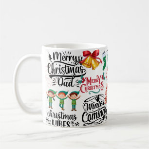 winter coming merry Christmas vibes Coffee Mug
