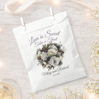 Winter Conifer Floral Love is Sweet Take a Treat  