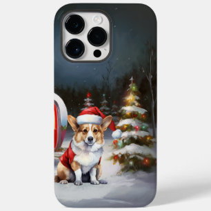Winter Corgi Caravan Christmas Adventure Case-Mate iPhone 14 Pro Max Case