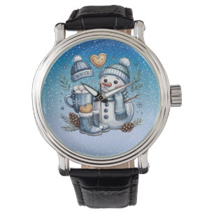 Winter Cosy Snowman Watch