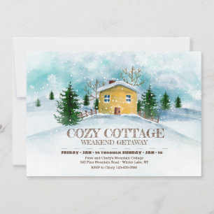 Winter Cottage Invitation
