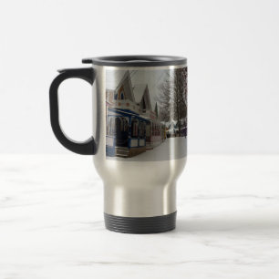 Winter Cottages - Martha's Vineyard Travel Mug
