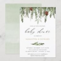 Winter couples baby shower gender neutral