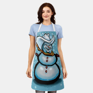 Winter Cowboy Apron