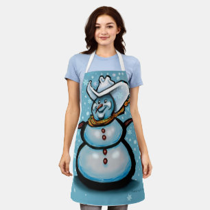 Winter Cowboy Apron