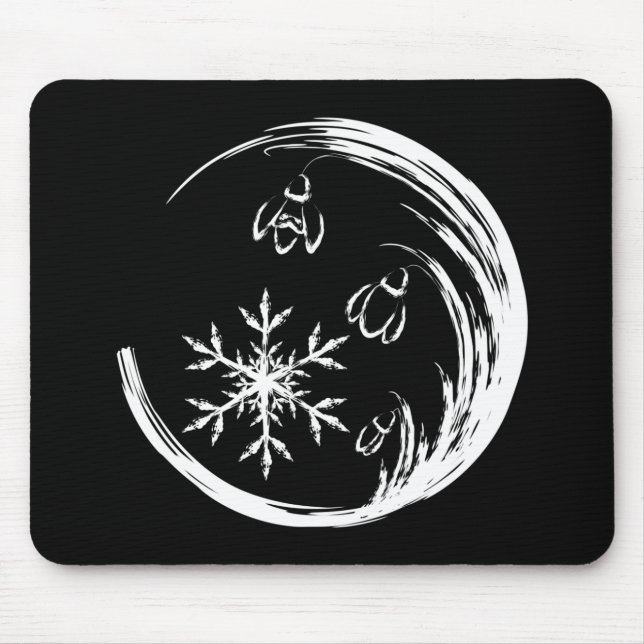 Winter Crest Mouse Mat (Front)