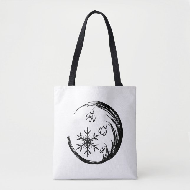 Winter Crest Tote Bag (Front)