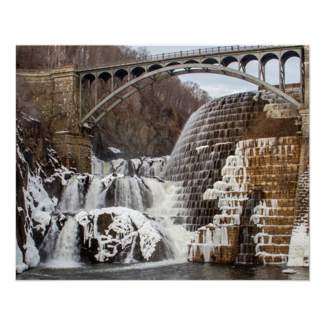 Winter, Croton Dam Poster (Front)