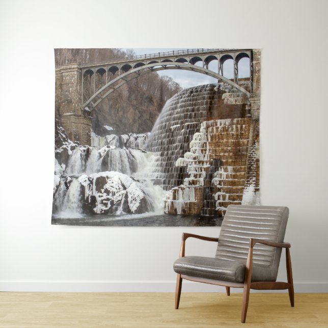 Winter, Croton Dam Tapestry (In Situ (Horizontal))