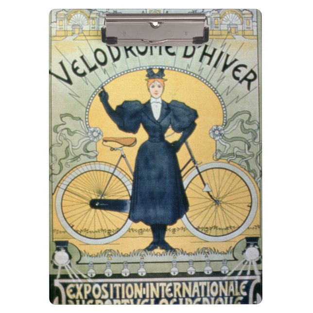 'Winter Cycle Racing Track', International Exhibit Clipboard (Front)