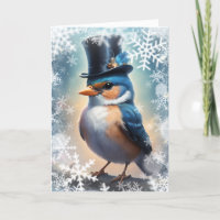 Winter Dapper Bird