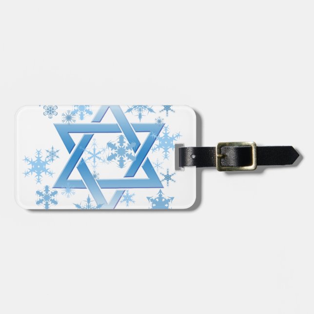 winter david luggage tag (Front Horizontal)