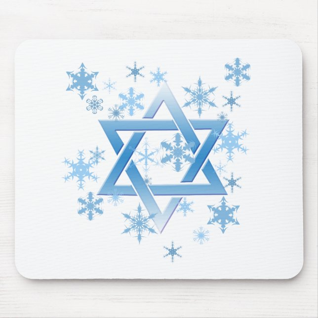 winter david mouse mat (Front)