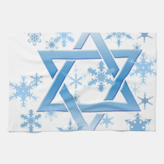 winter david tea towel
