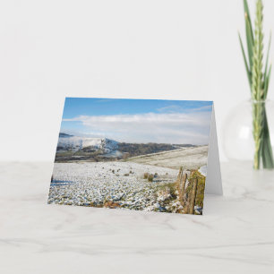 Winter day at Tegg's Nose Thank You Card