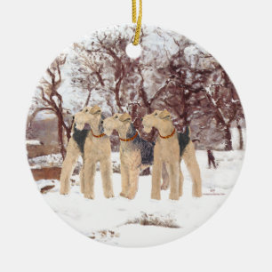 Winter Day Ceramic Tree Decoration