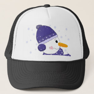 Winter Days Snowman Trucker Hat