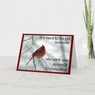 Winter Death of a Very Special Person Card