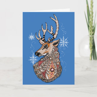 Winter Deer Christmas Card