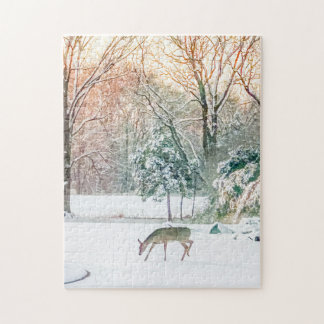 Winter Deer Jigsaw Puzzle