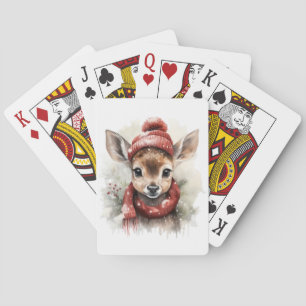Winter Deer Playing Cards