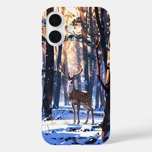 Winter Deer Spirit Case-Mate iPhone Case (Back)