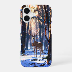 Winter Deer Spirit iPhone 16 Case