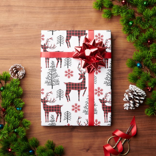Winter Deer  Wrapping Paper (Holiday Gift)