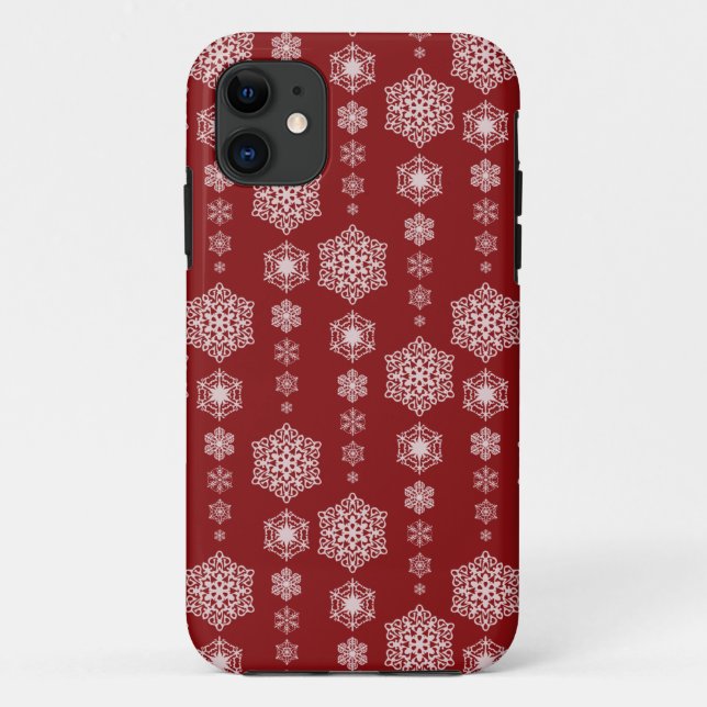 Winter Delight Red iPhone 5/5S Case (Back)