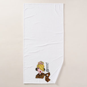 "Winter DIVA” Brrrr! Bath Towel Set