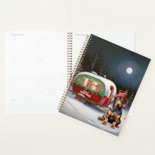 Winter Doberman Caravan Christmas Adventure  Planner