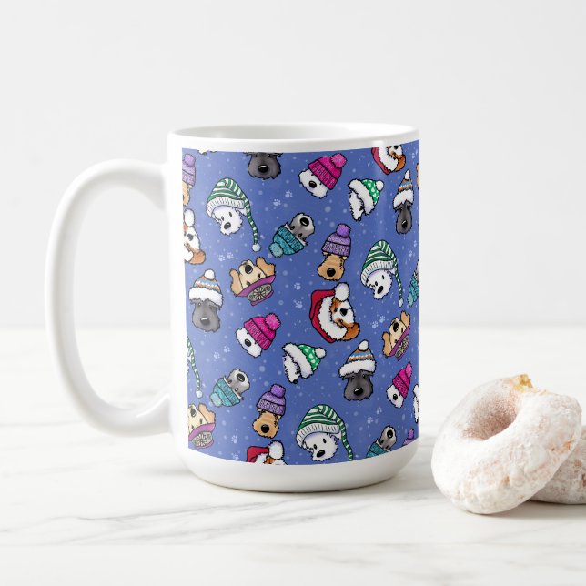 Winter Dog Coffee Mug (With Donut)