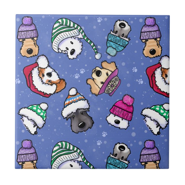 Winter Dogs Tile (Front)