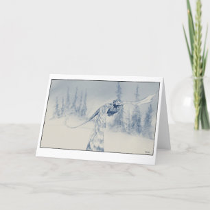 Winter Dragon Holiday Card