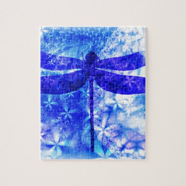 Winter Dragonfly Jigsaw Puzzle (Vertical)