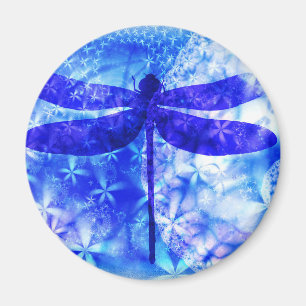 Winter Dragonfly Magnet