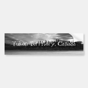 Winter Drama; Yukon Territory, Canada Bumper Sticker