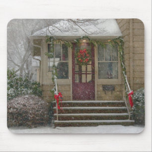 Winter - Dreaming of a White Christmas Mouse Mat