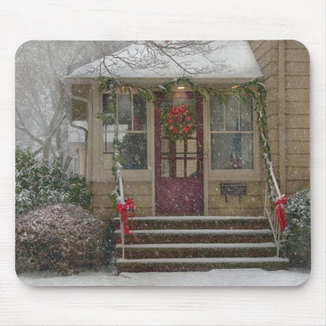 Winter - Dreaming of a White Christmas Mouse Mat (Front)