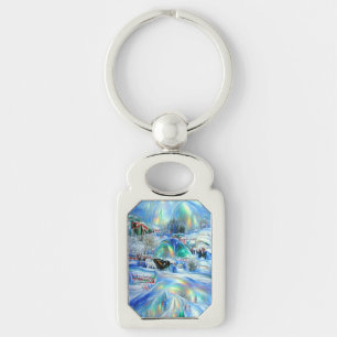 Winter Dreamscape Key Ring