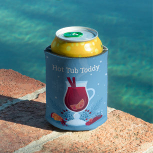 Winter Drink Hot Tub Toddy Can Cooler