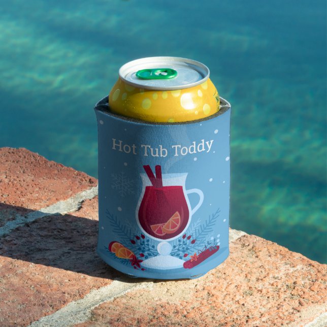Winter Drink Hot Tub Toddy Can Cooler (In Situ Pool)